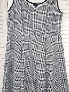 Torrid Black & White Plaid  Dress